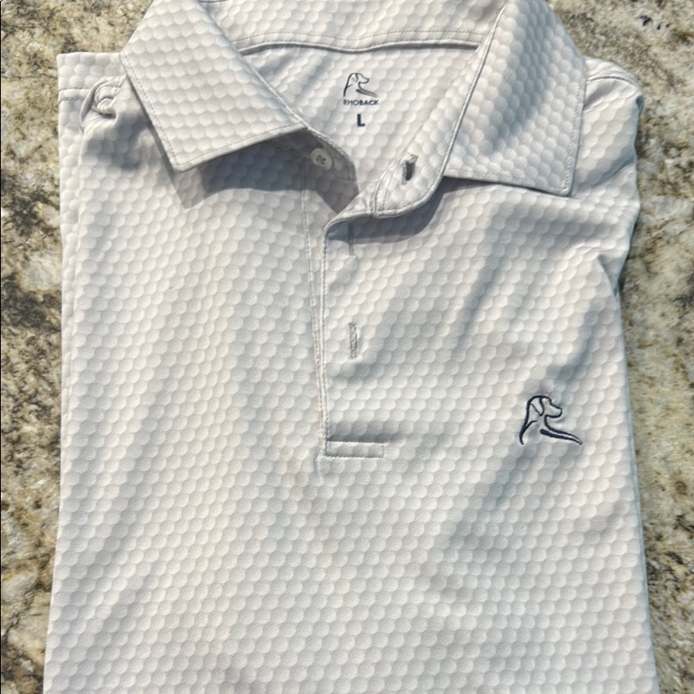 Men's White Polo Shirt